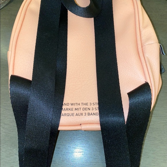 Brand New Adidas Original Mini Pu Leather Backpack Dust Pink (w/out tag) - Picture 9 of 14